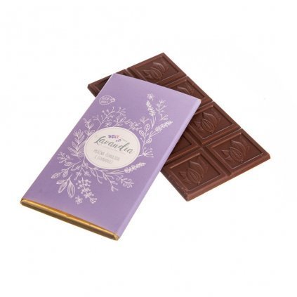 Čokoláda mléčná s levandulí