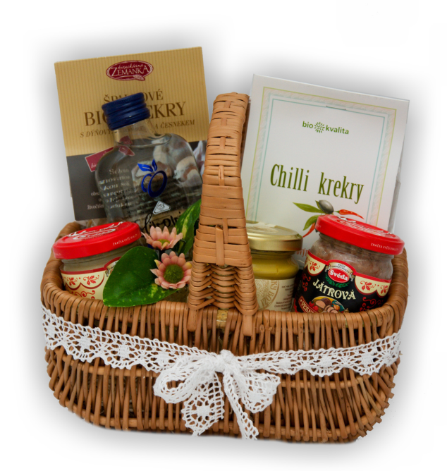 Slaný dárkový košíček