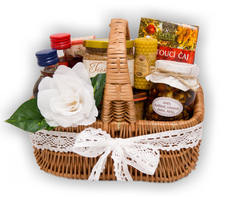 Svatební dárkový košíček