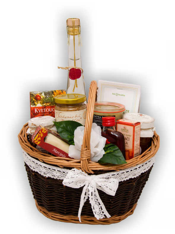 Svatební dárkový košík