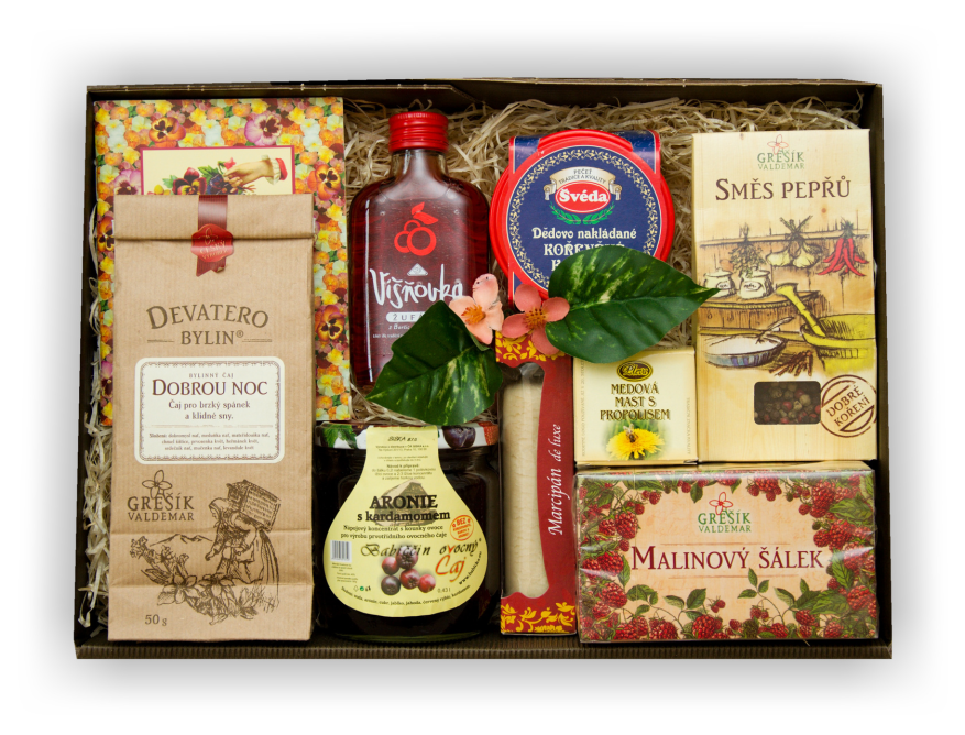 Babiččina dárková  krabice